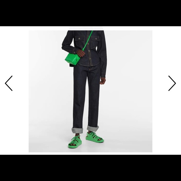 Bottega Veneta green jelly sandals - Picture 4 of 10